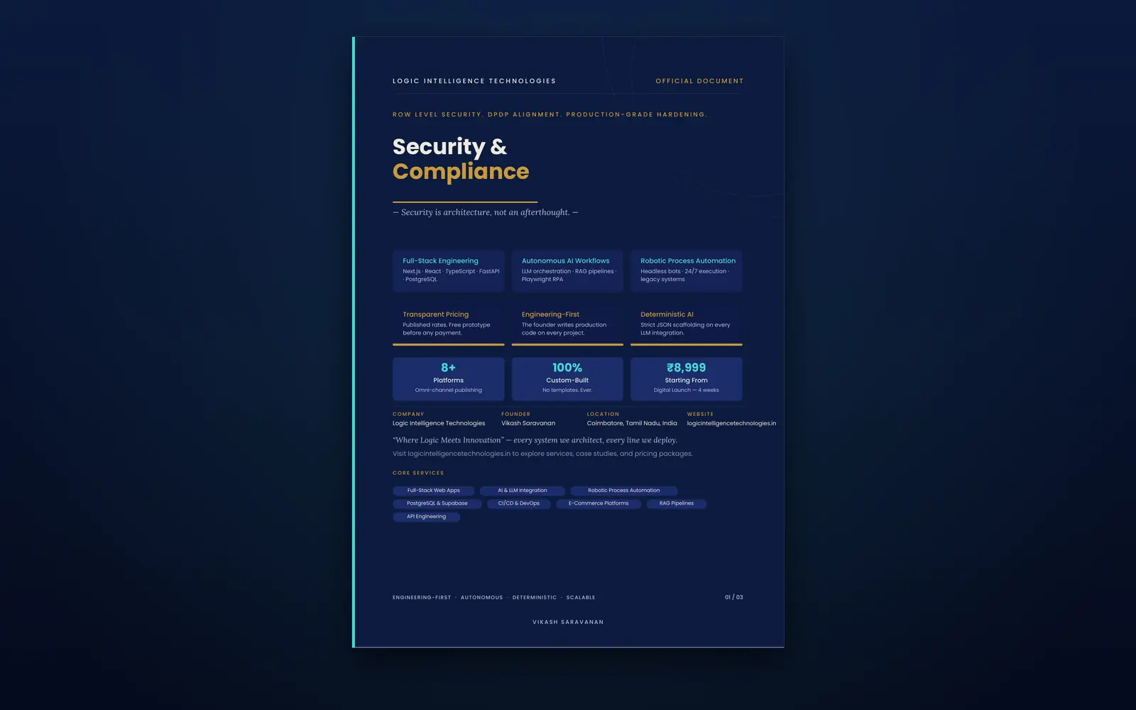 Security & Compliance Document Cover